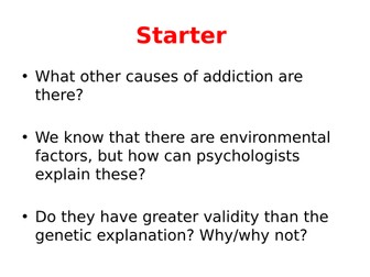 Learning theory of addiction-Edexcel GCSE  9-1 Psychology