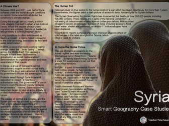 Syria - Smart Geography Case Studies