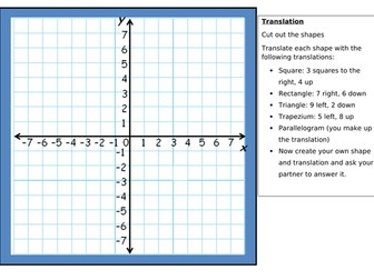 Transformations- Translation