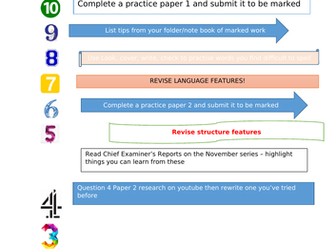 10 day countdown to GCSE English Language