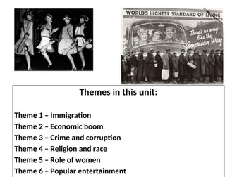 Eduqas - WJEC GCSE History Revision Guide - The USA - A nation of contrasts, 1910 to 1929