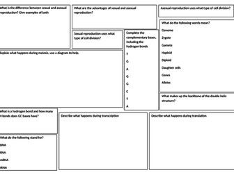 Edexcel 9-1 Triple Biology Revision Paper 1