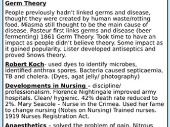 Industrial Era Medicine Booklet