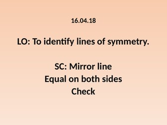 Geometry Unit - Year 4