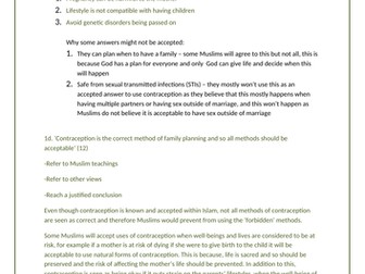 ISLAM RE: MARRIAGE AND THE FAMILY WHOLE UNIT