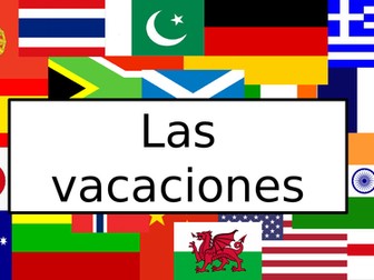 GCSE Spanish: Holidays