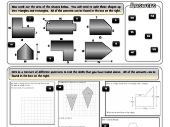 Area and perimeter of compound shapes