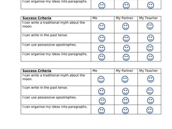 Pupil Friendly Success Criteria with Peer Assessment