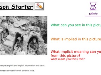 English Language Lower ability GCSE AO1 lesson