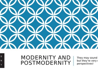 Modernity and Postmodernity