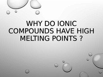 Ionic Compound Properties