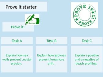 Physical landscapes in the UK AQA 1-9 course - Coastal management case study (Walton-on-the-Naze)