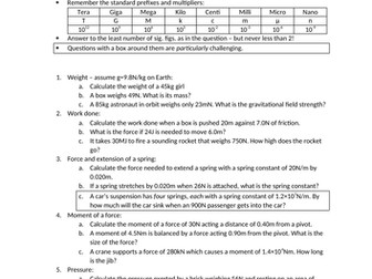 GCSE Physics equation revision