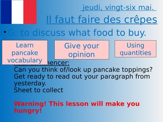 French Studio 2 Module 4 Unit 4 C'est la Chandeleur