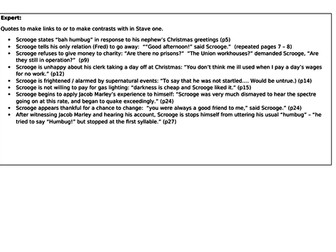 How is Scrooge presented in Stave 1?