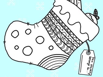 Christmas Stocking Bunting