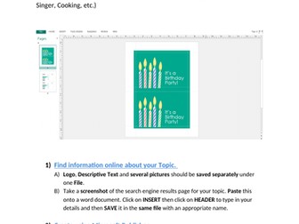 CREATE LEAFLETS & NEWSLETTERS USING PUBLISHER PROGRAMME