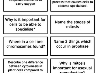 Edexcel GCSE (9-1) Combined science Revision flashcards for Biology CB2