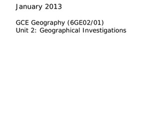 Planning your own fieldwork