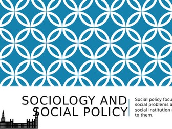Sociology and Social Policy
