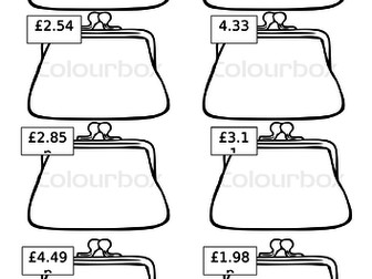 Use coins to make amounts,