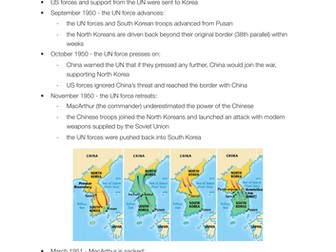 CAMBRIDGE IGCSE History - Containment of Communism 1950-70 notes