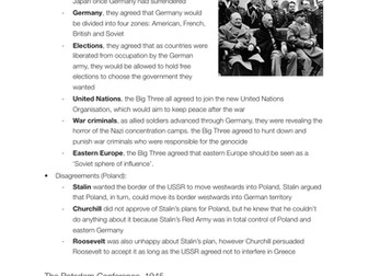 CAMBRIDGE IGCSE History - Cold War notes