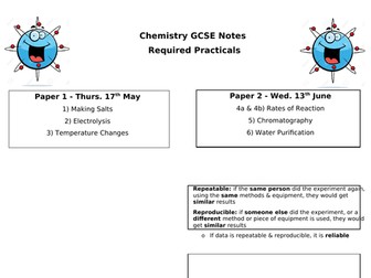 AQA trilogy Chem required practicals booklet