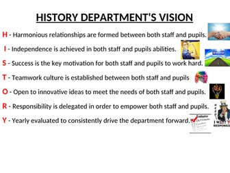 History Department Vision