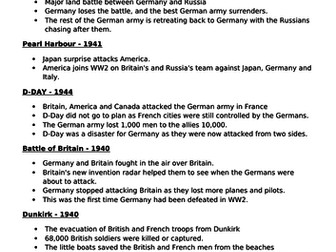 WW2 Turning Points