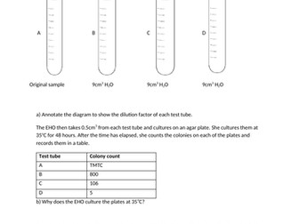 Serial Dilution Question