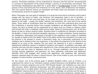 A-Level Buddhism essay - Examine the key reasons why Buddhists meditate