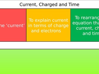 Charge, Current and Time