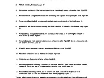 Taster Day: Sociology lesson