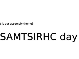 Ascension Thursday assembly