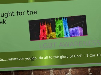 LGBT Awareness - Reflections : An Assembly