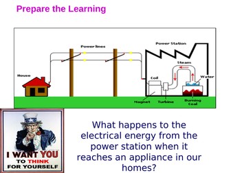 AQA 9-1 Electrical Power & Potential Difference lesson