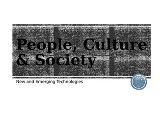 3.1.1 GCSE Tech - People, culture and society