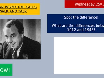 AQA English Lit Outstanding- A series of revision lessons- 'Walk and Talk' through the exam paper