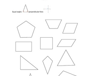 Illustrating properties of shapes