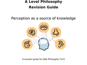 Revision Guide for Perception Unit AQA Philosophy