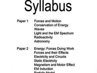 GCSE Physics 1-9 Revision