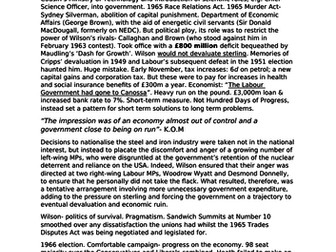 Harold Wilson's Labour Government 1964-67