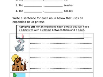 Expanded Noun Phrases