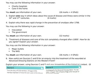 Revision questions for Edexcel GCSE History (9-1)