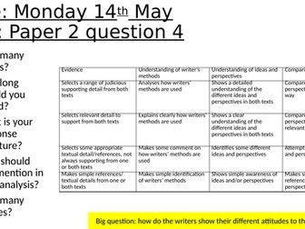 AQA English Language paper 2 question 4