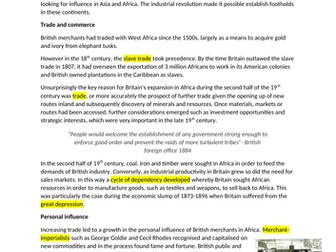 British Empire revision A-Level AQA