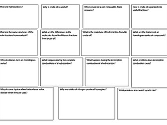 Edexcel Topic 8 chemistry revision