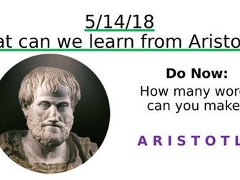 Persuasive Writing Scheme of Work - Rhetorical Devices (Aristotle)