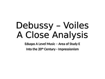 Impressionism - Debussy Voiles